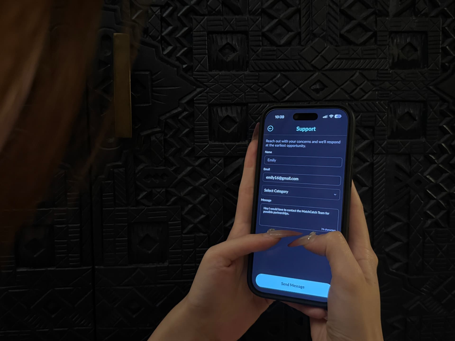 MatchCatch support and private connection